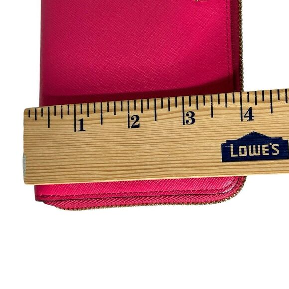Authentic MCM Magenta Pink‎ Leather Zip Around Long Wallet - Picture 14 of 14